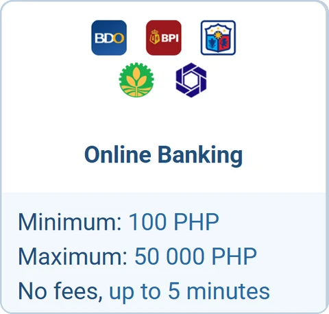 1xBet deposit via Online Banking, Philippines